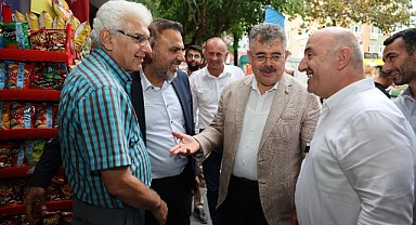 Bıyık, esnaf ziyaretlerine tam gaz devam ediyor