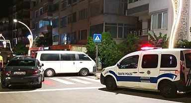 Çevirmeyi görünce aracını bırakıp kaçtı!