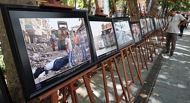 Cumhuriyet Bulvarı’nda deprem sergisi düzenlendi