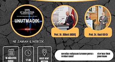 Gebze'de Deprem Farkındalık ve Anma Paneli düzenlenecek