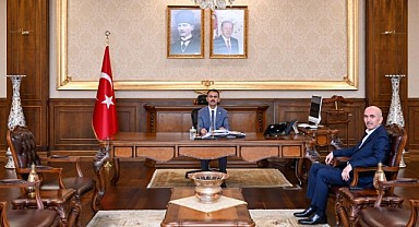 İbrahim Pehlivan, Vali Aktaş'ı ziyaret etti