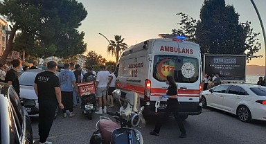 Park halindeki araca çarpan sürücü yaralandı!