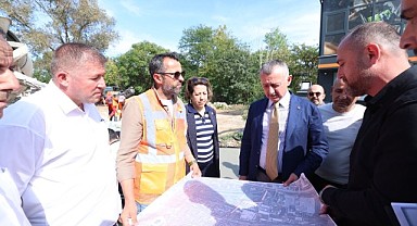 Alikahya Sanayici Caddesi’nde çalışmalar sürüyor