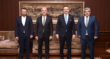 Aslantaş, Ankara’da Hisarcıklıoğlu ile görüştü