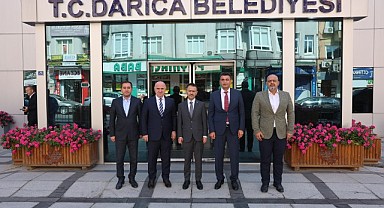 Bıyık ve Aktaş devam etmekte olan projeleri inceledi
