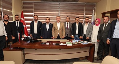 Büyükakın, İnşaat Mühendisleri Odası’nı ziyaret etti