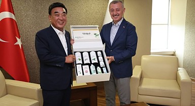 Büyükakın, Kim Doo-gyeom’u ağırladı