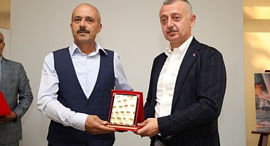Büyükkakın, itfaiye personeliyle bir araya geldi