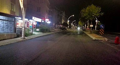 Derince Ertuğrul Gazi Caddesi’nde üstyapı yenilendi