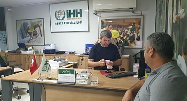 Dilovalı hayırsever ilk maaşını Gazze’ye bağışladı