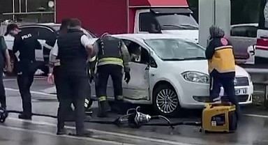 Gebze’de kaza! 2 kişi yaralandı