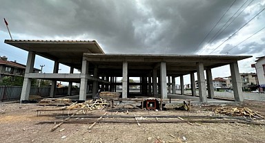 Kartepe itfaiye binası yükseliyor