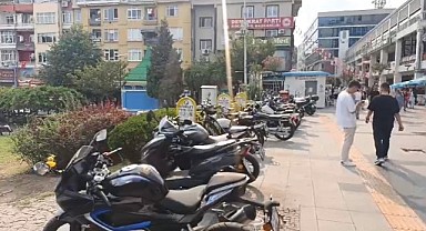 Motosiklet sürücüleri cezadan kaçamadı!
