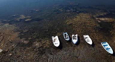 Sapanca Gölü alarm veriyor! 17 metre geri çekildi