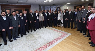 Batı ve yönetimi, Başkan Büyükakın’ı ziyaret etti