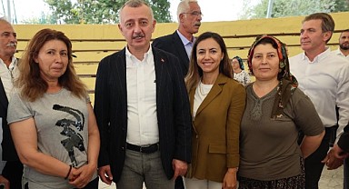 Büyükakın, Bayraktar’da sevgiyle karşılandı