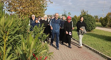 Çiftçi, Çayırovalılarla sabah yürüyüşünde buluştu