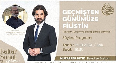 Darıca’da Geçmişten Günümüze Filistin söyleşisi düzenlenecek