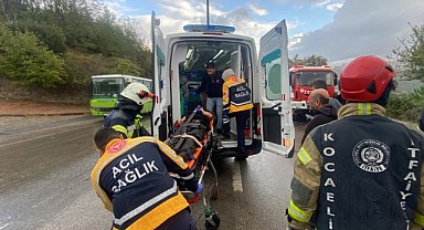 Direksiyonunu kaybetti! Araziye uçtu