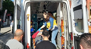 Otomobil ile bisiklet çarpıştı! 1 kişi yaralandı