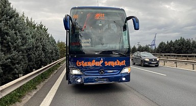 TEM’de kaza! Ulaşım aksadı