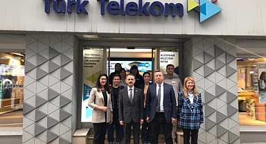 Aktaş, Türk Telekom İl Müdürlüğü’nü ziyaret etti