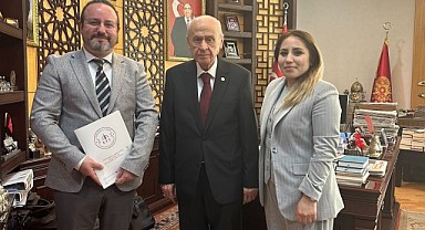ETT-DER Bahçeli'yi ziyaret etti