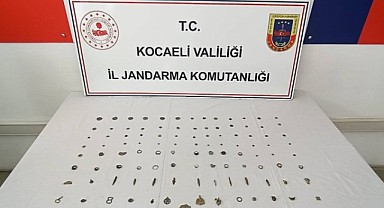 Gebze’de 105 parça tarihi eser ele geçirildi!