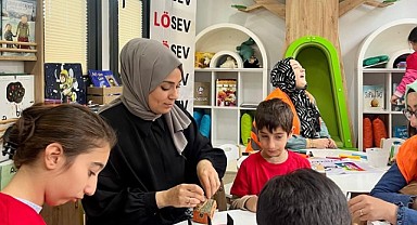 Lokomotif Köy LÖSEV’li çocukları ağırladı