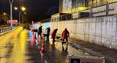 Mazgal ve menfez temizliği yapıldı