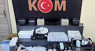 Sahte fiş basan çete suçüstü yakalandı!