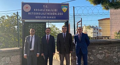 Vali Aktaş, Meteoroloji Müdürlüğünü ziyaret etti