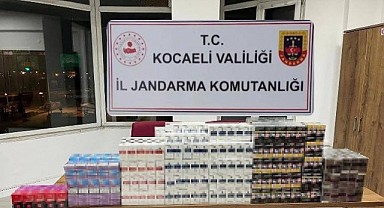 512 karton kaçak sigara ele geçirildi
