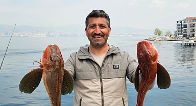 6 buçuk kilo ağırlığında balık yakaladı