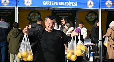 Ayva satışı etkinliği renkli görüntülere sahne oldu
