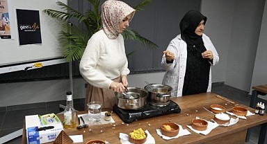 Başiskeleli gençler kozmetik ürün üretti