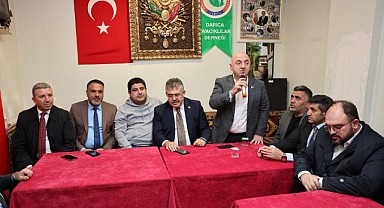 Bıyık, dernek ziyaretlerine devam ediyor