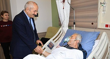 Büyükgöz, Akın’ı hastanede ziyaret etti