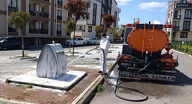 Gebze’nin sokakları tek tek temizleniyor