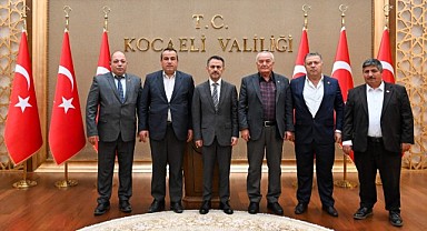Gebzeli muhtarlar Vali Aktaş’ı ziyaret etti