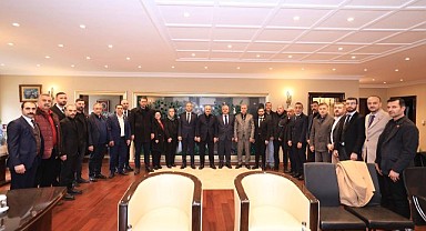 MHP Batı'dan Büyükgöz'ü ziyaret etti