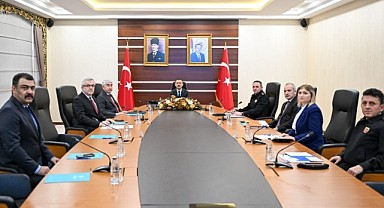 Asayiş Toplantısı Vali Aktaş başkanlığında yapıldı