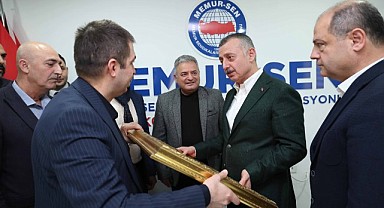 Büyükakın, Memur-Sen’e konuk oldu