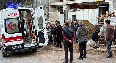 Dairesine bakmak isteyen kadın inşaattan düştü!