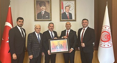 Emlak Kulübü, Gürcan’ı Ankara’da ziyaret etti