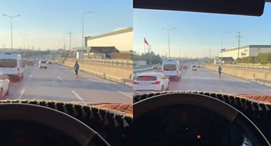 Gebze’de tehlikeli yolculuk! Zor anlar yaşattı