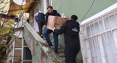 İhtiyaç sahiplerine soba dağıtıldı
