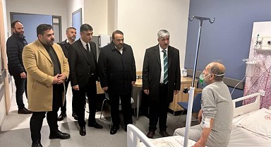 Ömeroğlu tedavi gören hastaları yalnız bırakmadı