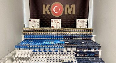 2 bin 300 paket kaçak sigara ele geçirildi