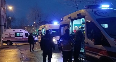 3 servis aracı, tanker ile çarpıştı! 10 kişi yaralandı